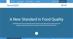 Desktop Screenshot of identigen.com